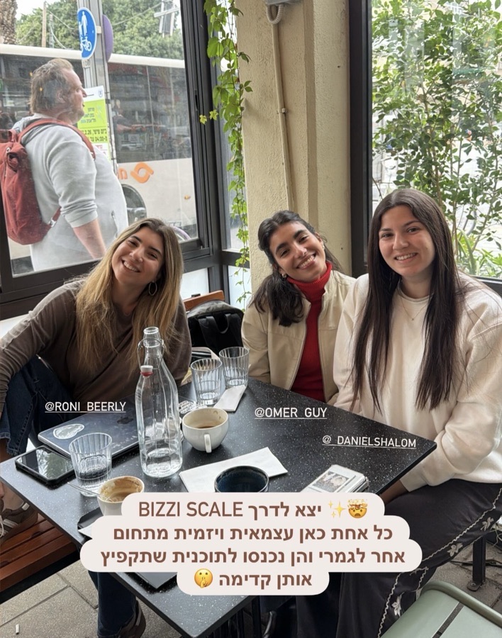 רגע מתוך קהילת bizzi scale
